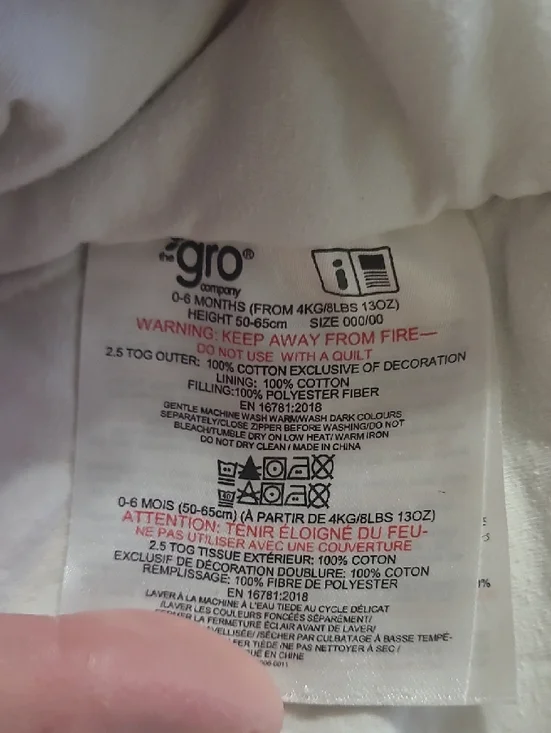 Grobag Sleep Sack - Picture 3 of 3